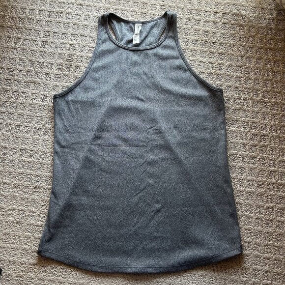 All In Motion Tops - All in Motion Womens Large L Racerback Tank Top Dark Gray Yoga Workout Gym